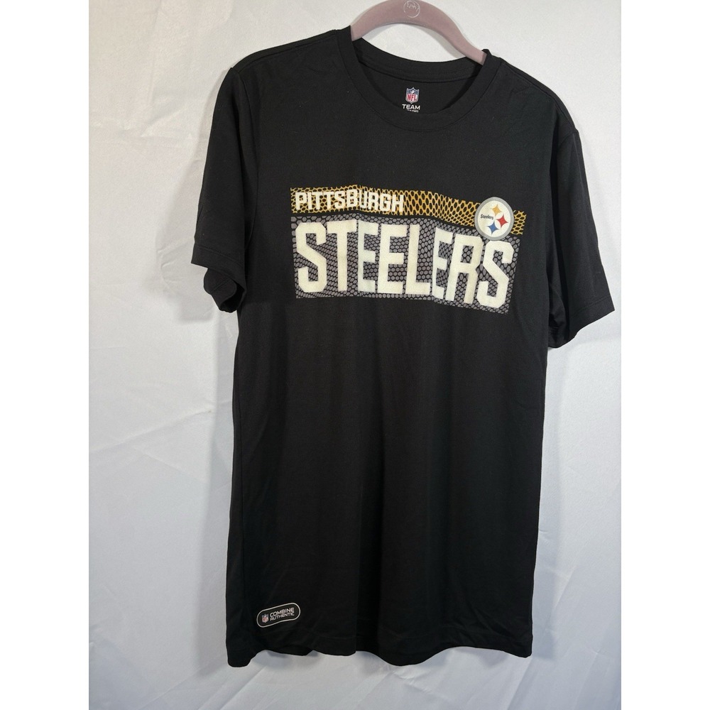 NFL Team Apparel T Shirt Sized‎ S Pittsburgh Steelers combine authentic